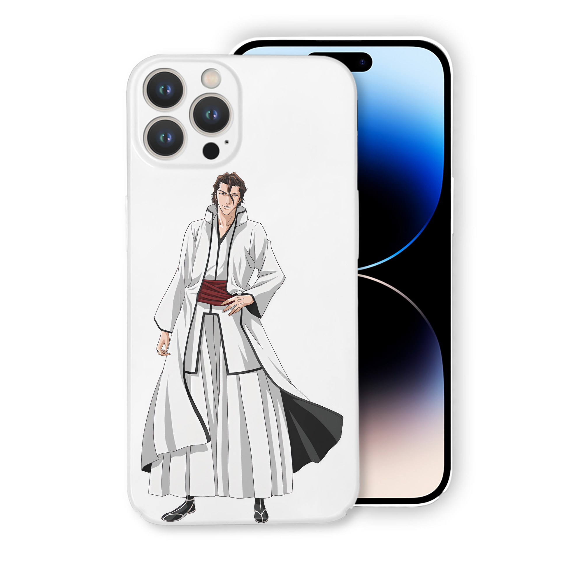 （画像用） ブリーチ 藍染 惣右介（あいぜん そうすけ） BLEACH Aizen Sousuke 【iPhone 14シリーズ対応】ハードケース